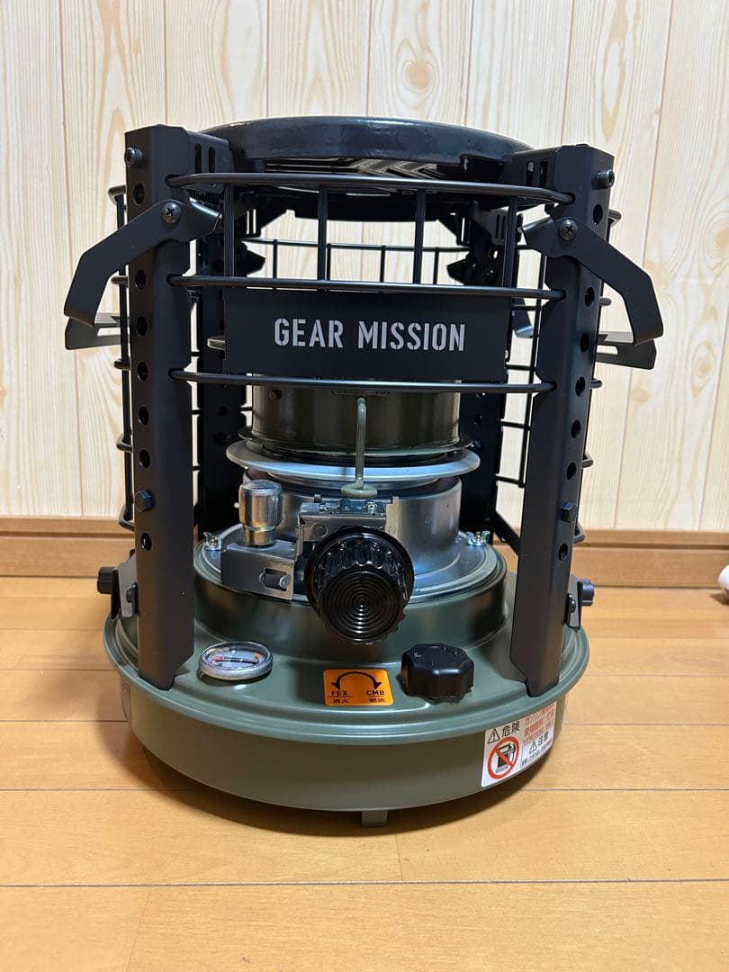 GEAR MISSION 灯油ストーブ k3-gm1オリーブグリーン