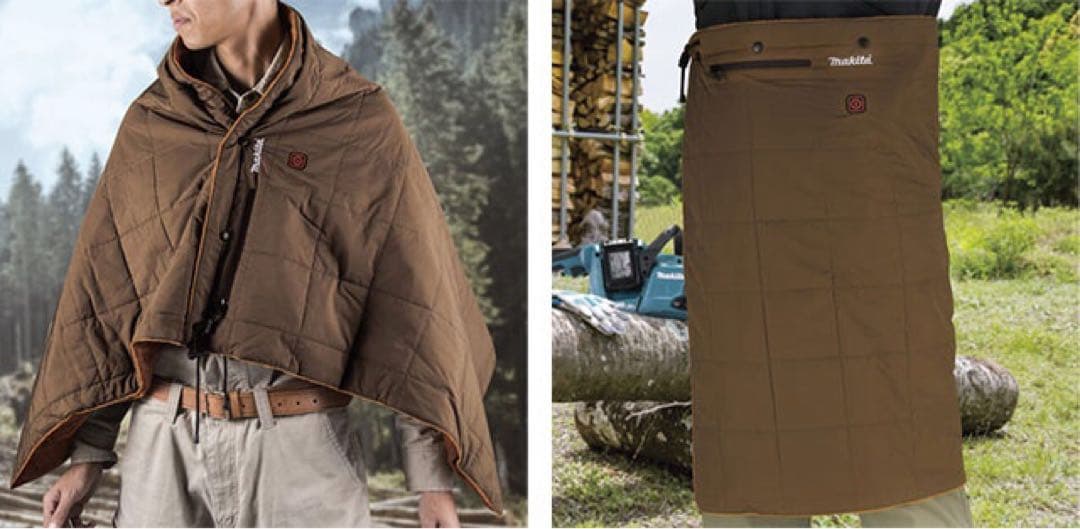 マキタ makita 充電式ひざ掛け 茶 CB200DBN ブラウン