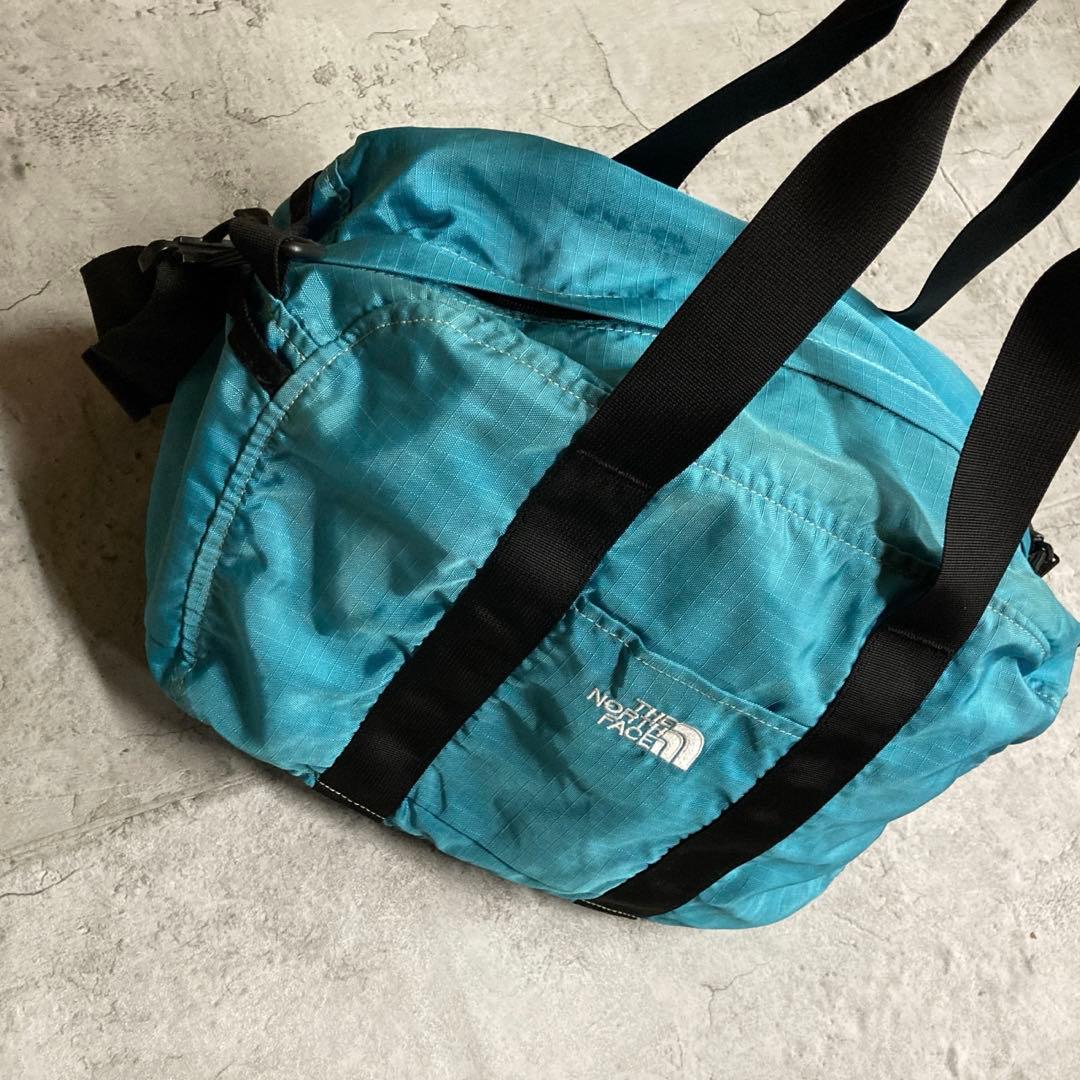 THE NORTH FACE 2way ボストンバッグ ブルー　ショルダーバッグ