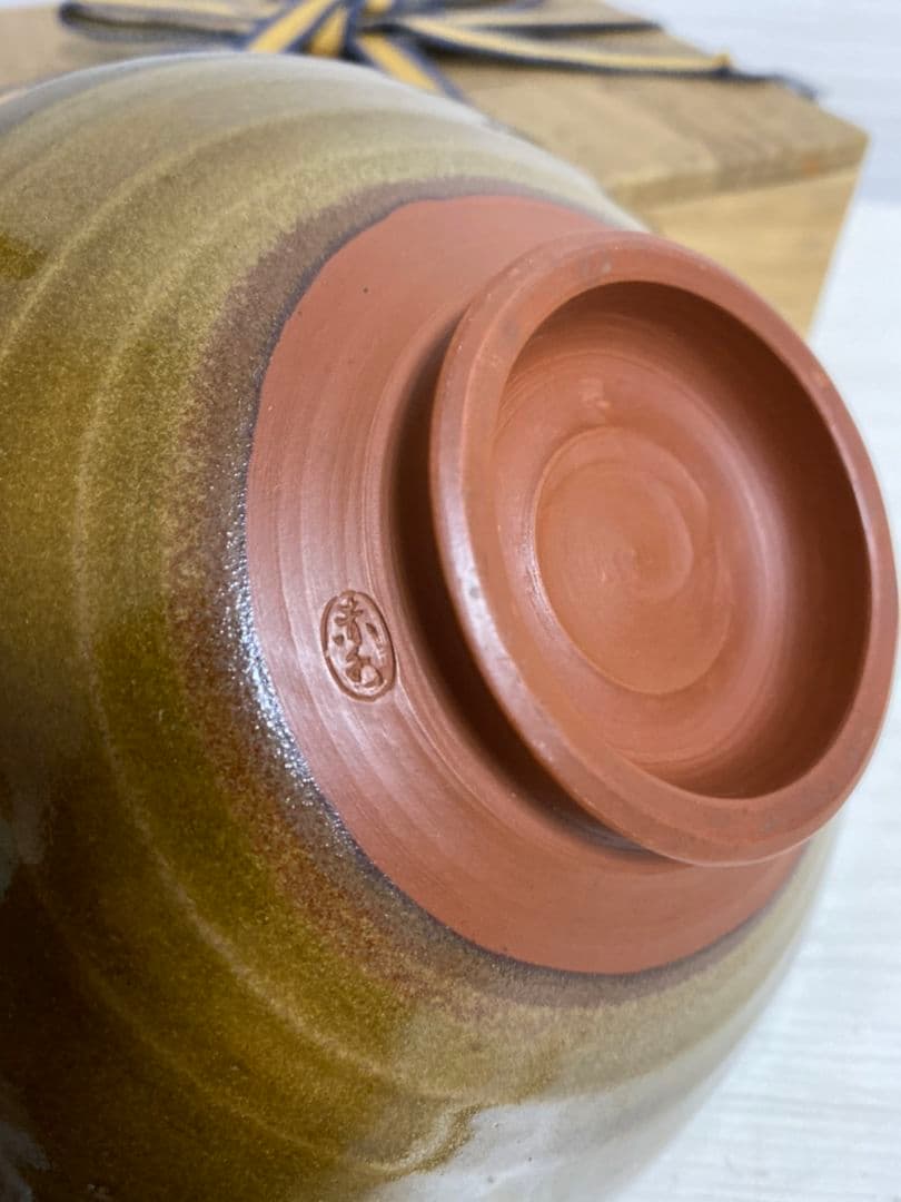 人間国宝 伊藤赤水 佐渡 無名異焼名人 朱泥海鼠釉 茶碗 極上