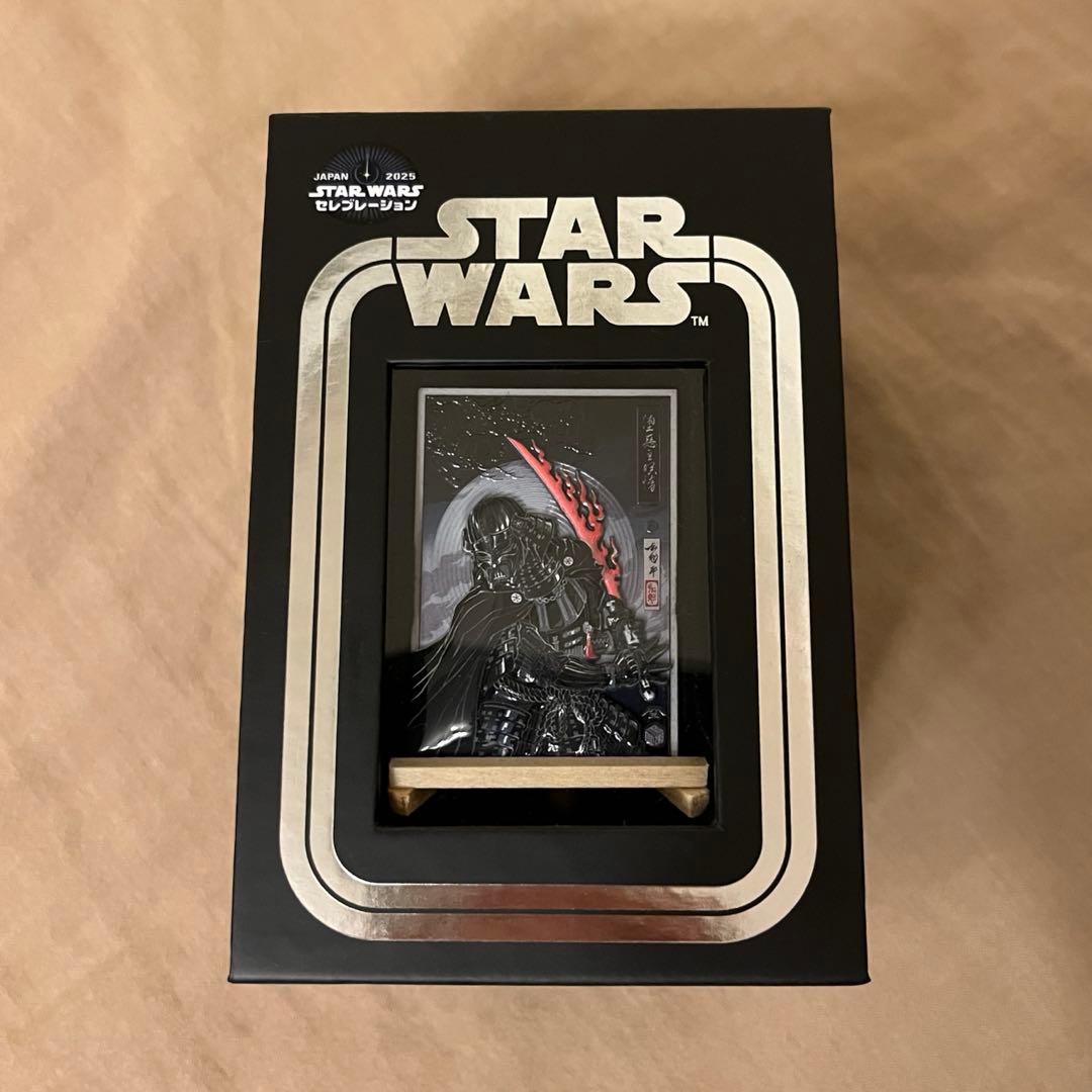SWCJ2025限定品　浮世絵バッジアート　ピンバッジ ダース・ベイダー