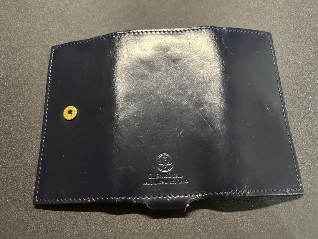 グレンロイヤル　ネイビー レザー キーケース