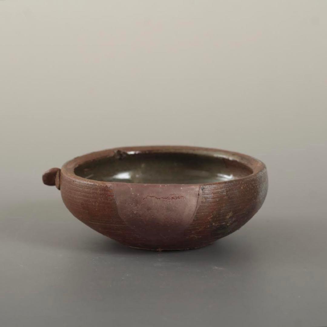 丹波 盃 酒器 古美術 古道具 アンティーク 丹波焼 平盃 丹波手付き盃