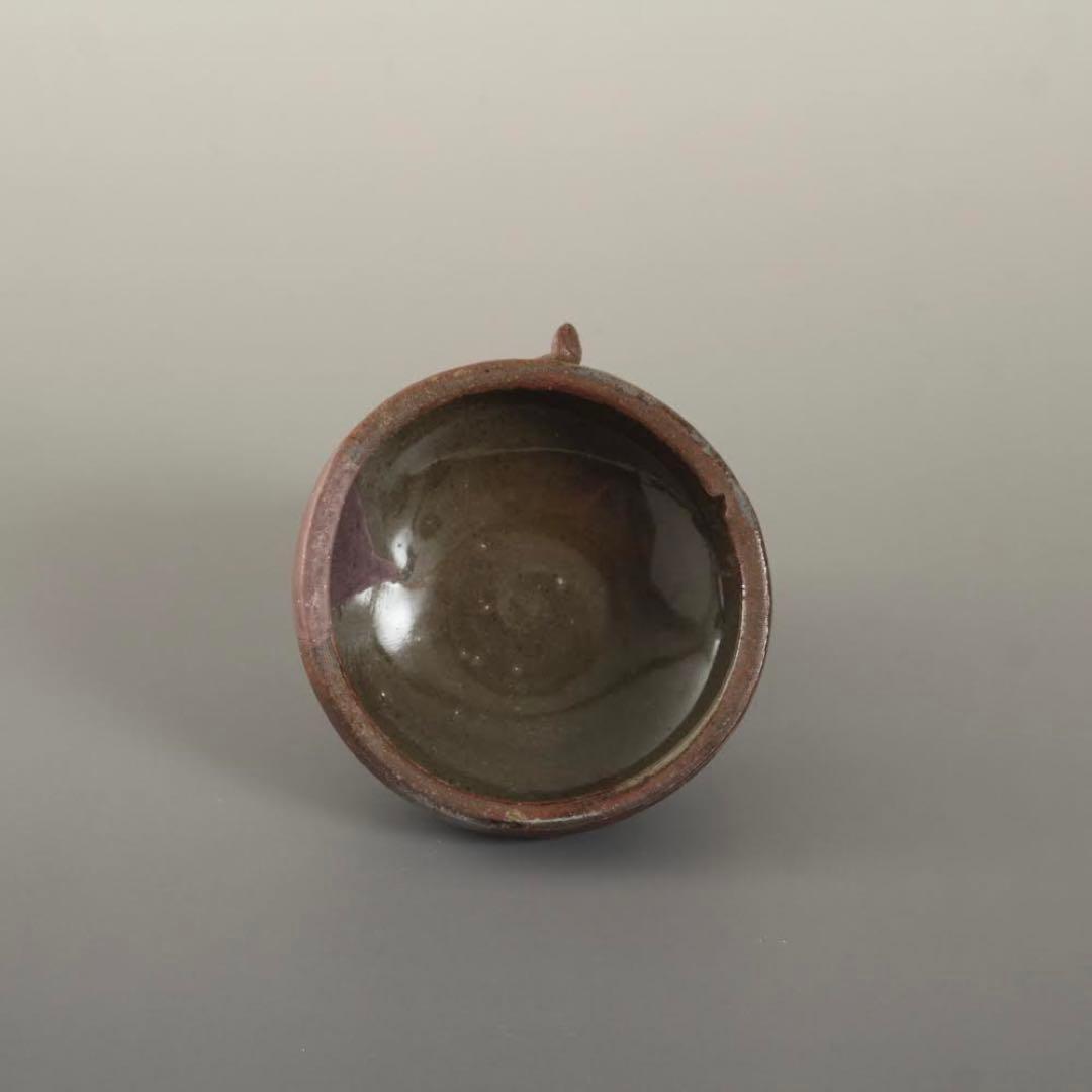 丹波 盃 酒器 古美術 古道具 アンティーク 丹波焼 平盃 丹波手付き盃