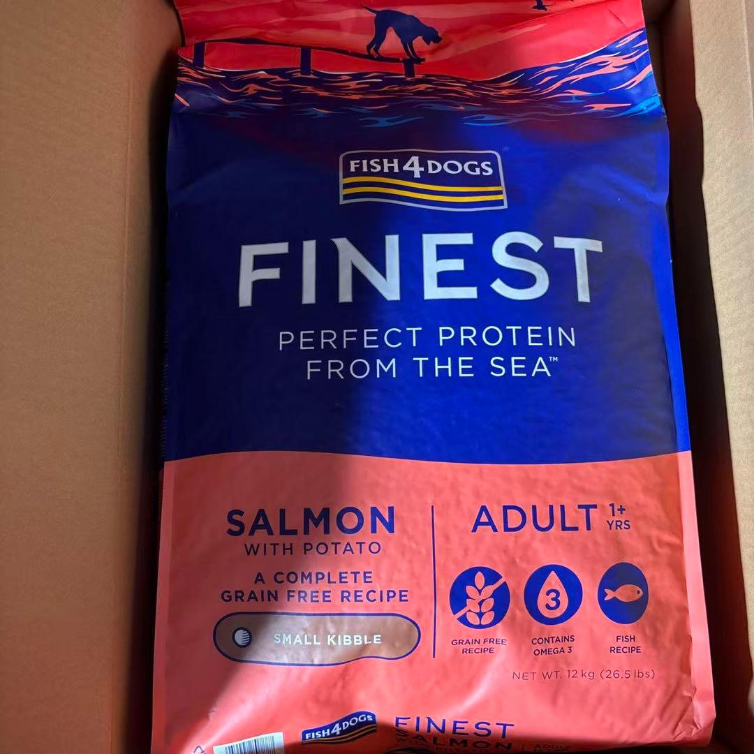 フィッシュ4ドッグ ファイネスト サーモン 小粒 12kgおやつ付き