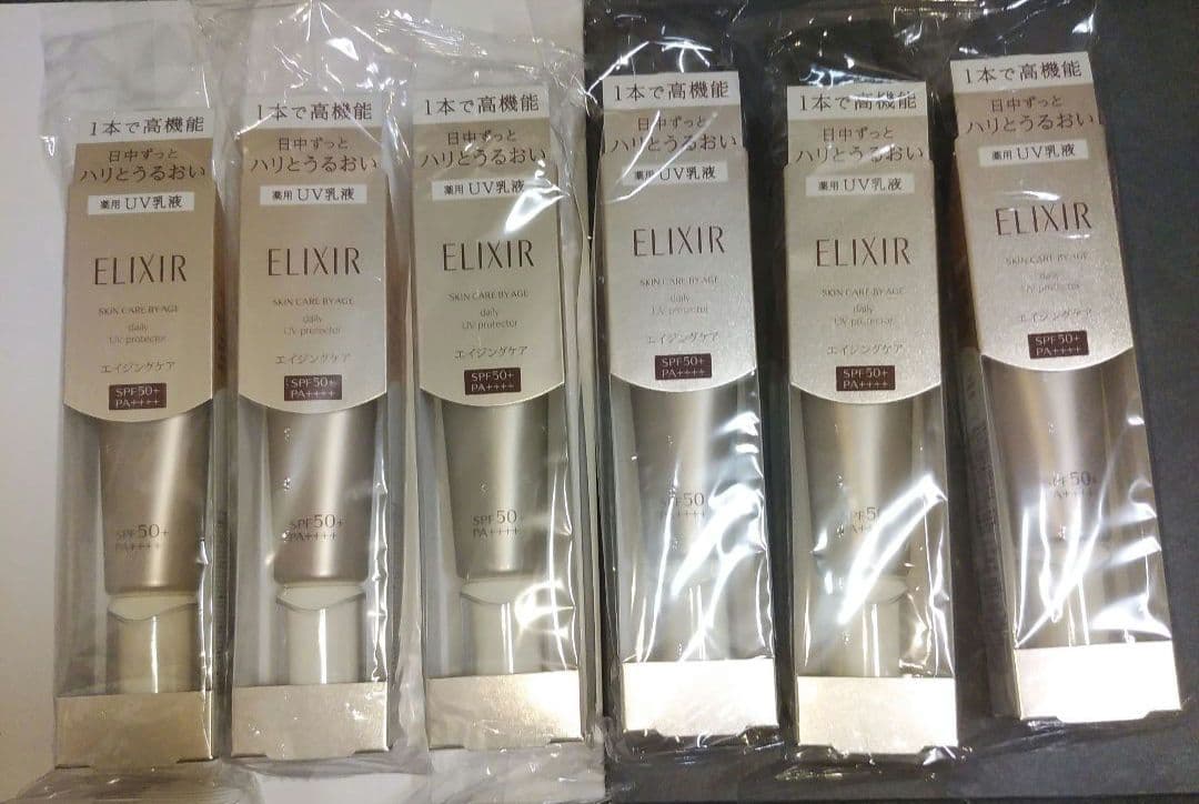 エリクシール デーケアレボリューション sp+ SPF50+ 6本セット