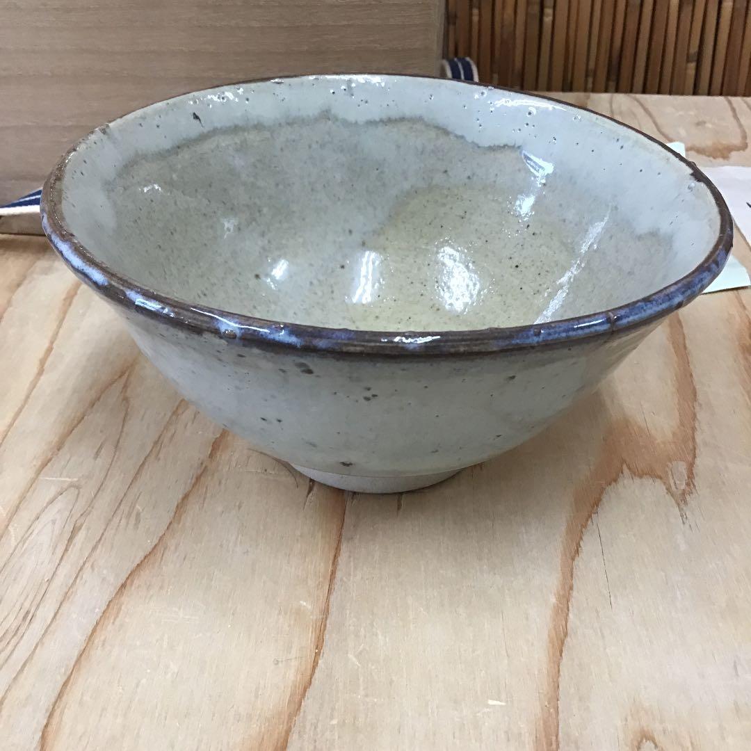 茶道具 茶碗 斑唐津茶碗 韓国人間国宝 申相浩 N284C