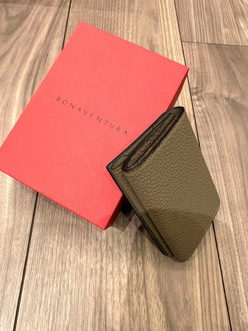 【極美品】BONAVENTURAマイクロウォレット エトープ