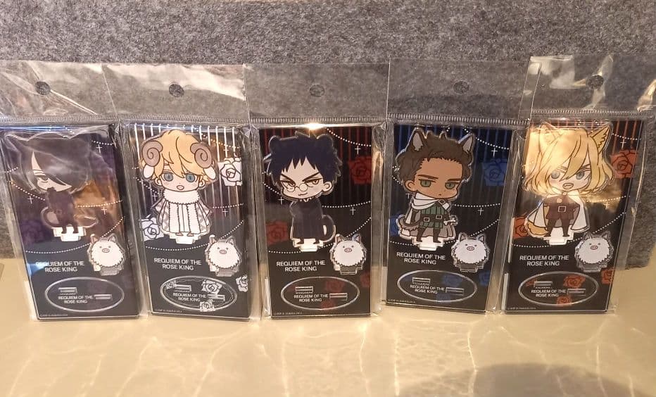 5つセット 薔薇王の葬列 デフォルメ アクリルスタンド アクスタ