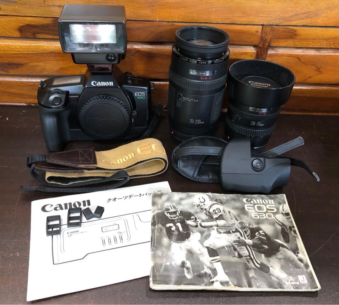 再値下げします。Canon EOS 630 フィルムカメラ　レンズ付属品有り。