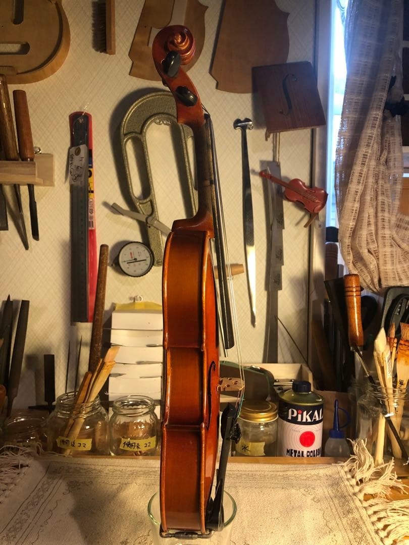 【駒&魂柱調整済】Suzuki分数バイオリンNo200 1/10 1981