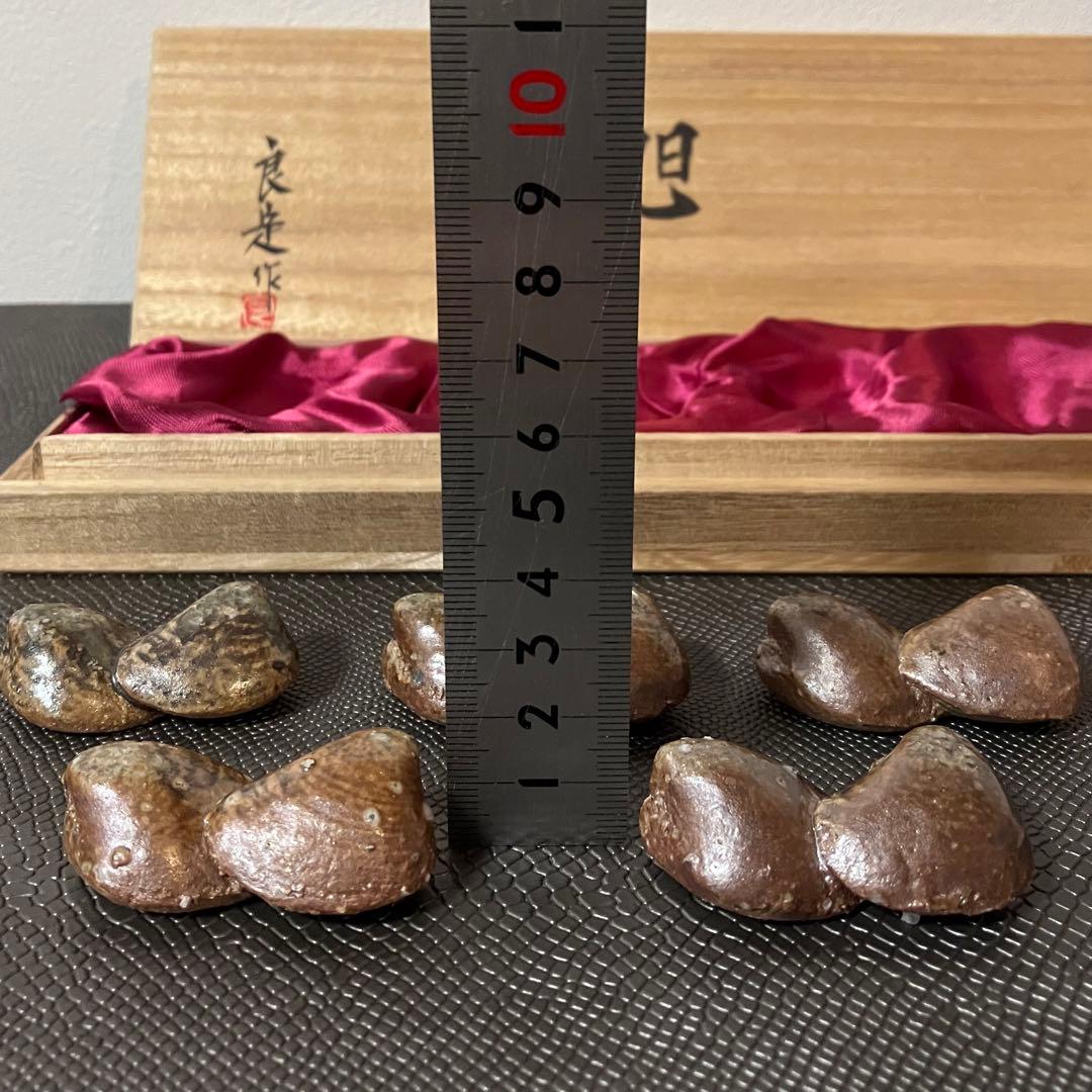 彫刻家　彫塑家　山田良定　旭　共箱付