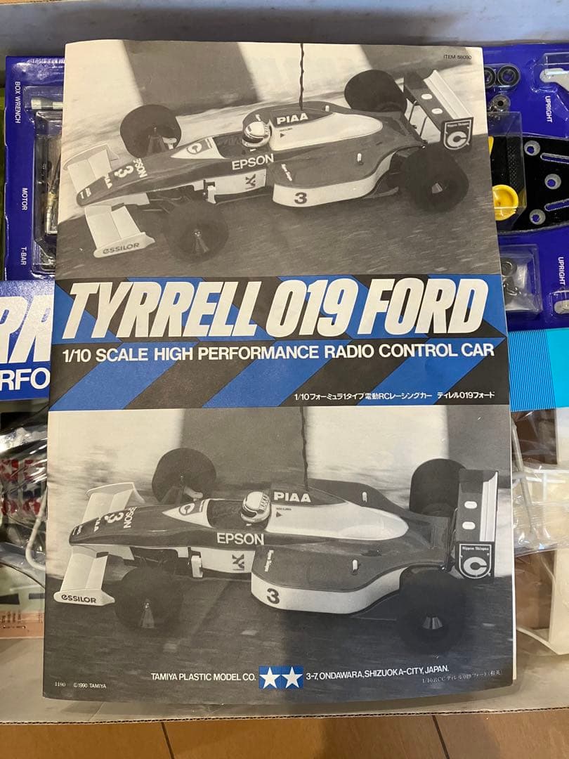 タミヤ　RCカー ティレル019 1/10 中嶋悟　ジャンアレジ　田宮模型 F1