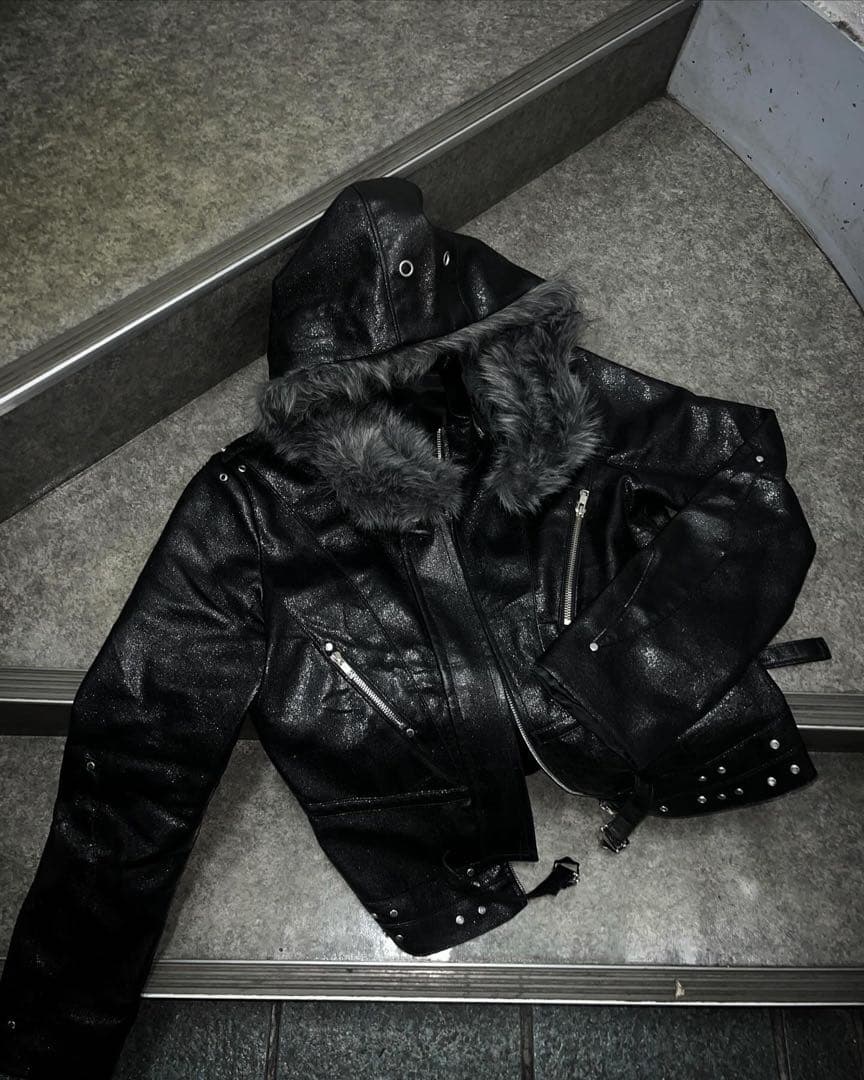 【希少‼️初期】cozy worldwide レザージャケット