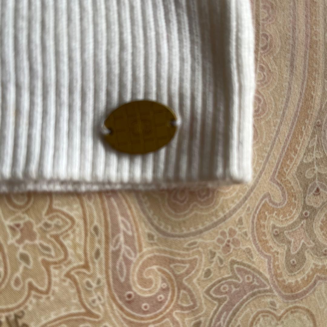 CHANEL シャネル　タンクトップ リブ ニット ボーダー ITALY 44