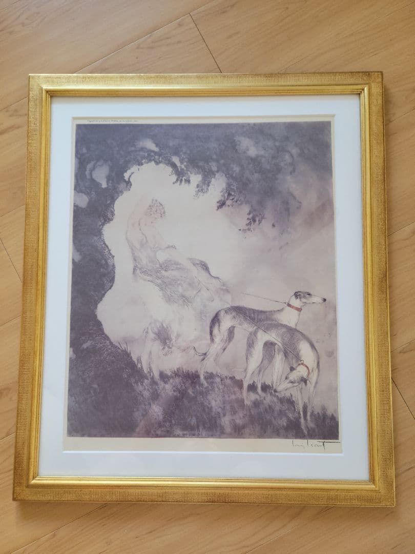 ルイ・イカール 突風 額装品 版画