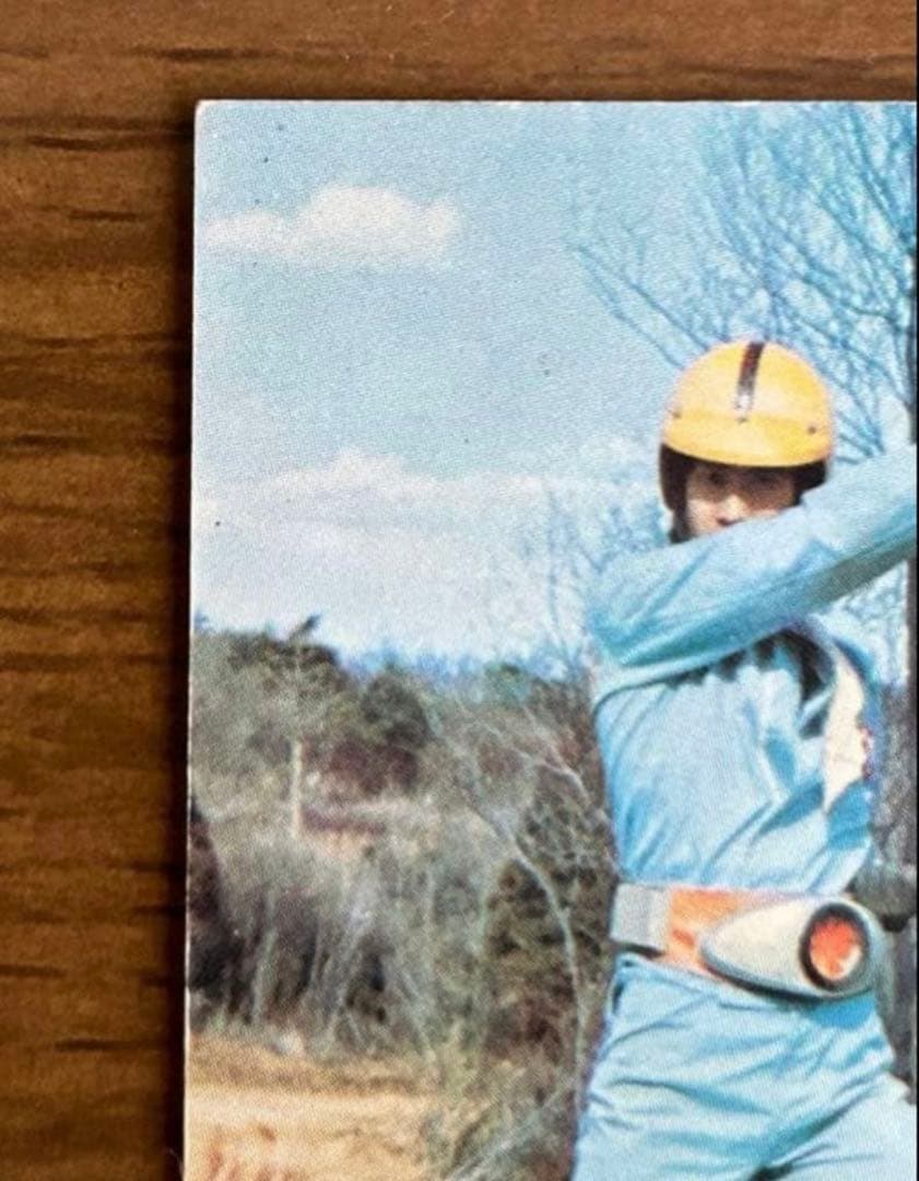 カルビー　旧仮面ライダーカード　129番　 TR6 へんしんしろ！本郷猛