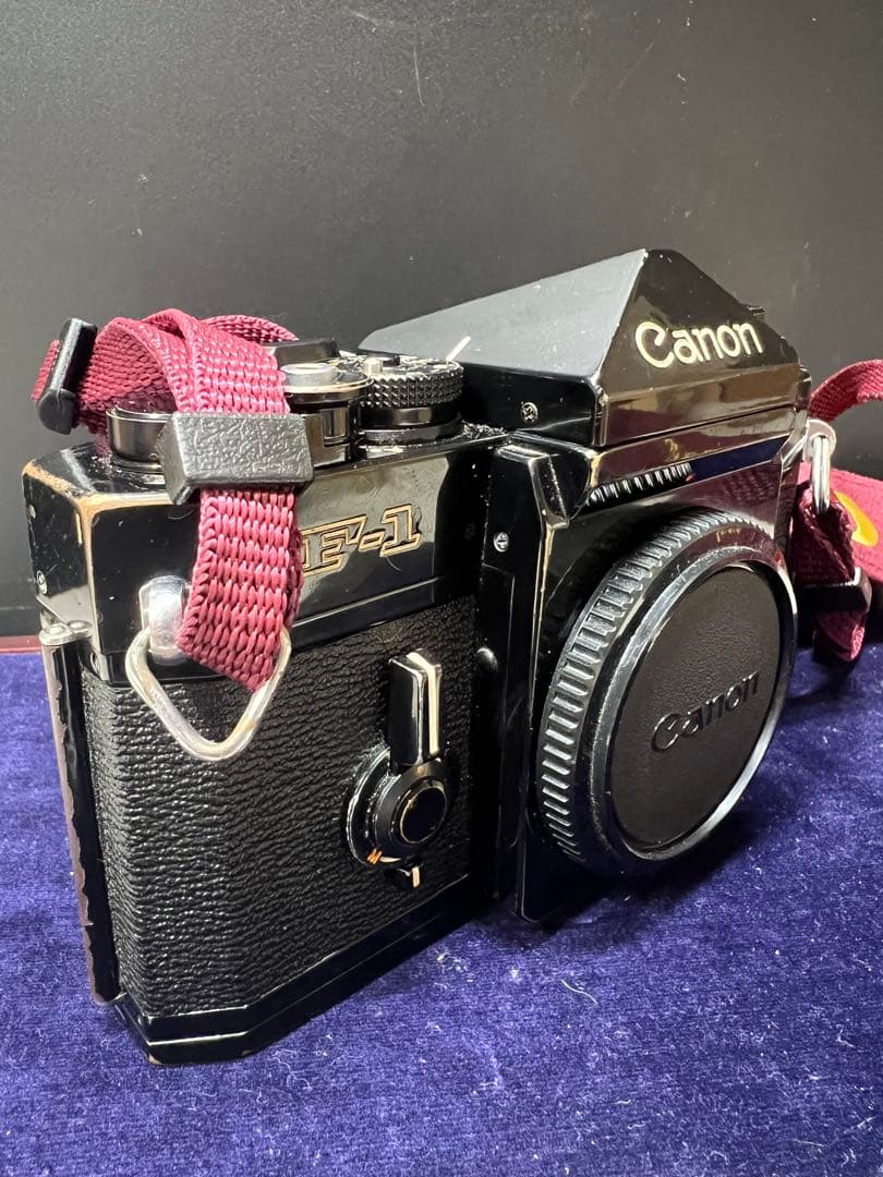 CANON F-1 ブラック フィルムカメラ 簡易動作確認済み