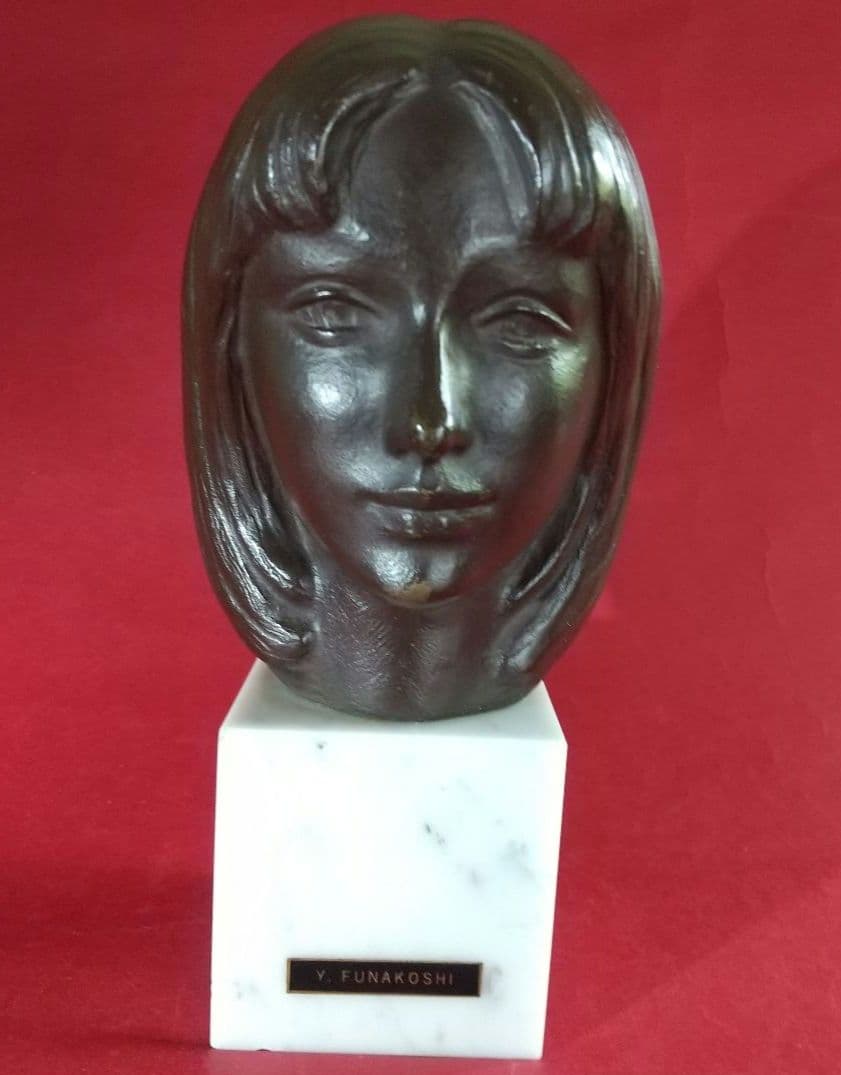舟越保武 ブロンズ 彫刻 K嬢 Y. FUNAKOSHI