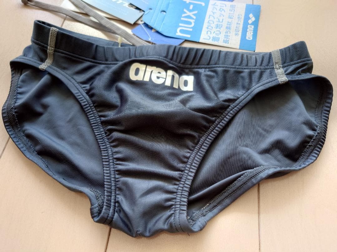 arena NUX-f ニュークス ARN-6015光沢グレイ Mサイズ競パン