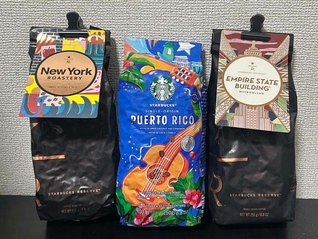[新品・希少]　スタバ 米国 NYエンパイア&ロースタリー&プエルトリコ セット