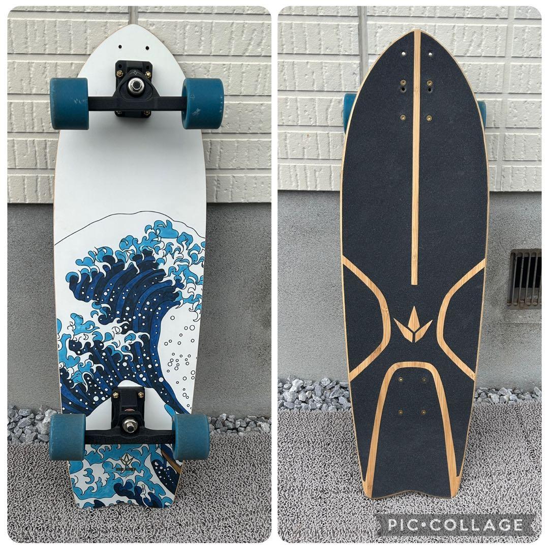 サーフスケート クルーザー LAND CARVER CX4スケボー 極上品