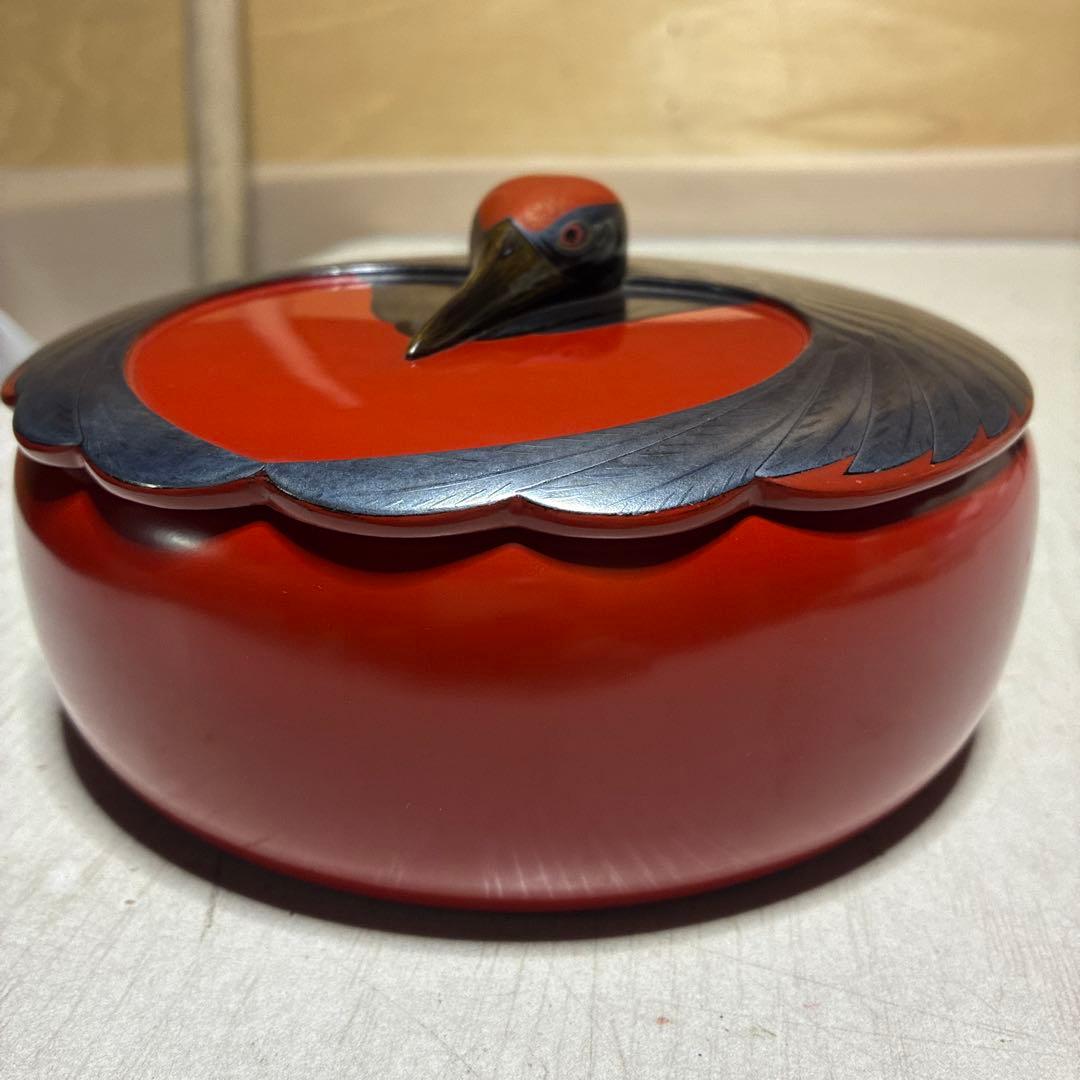 時代木製漆器　菓子鉢　整理品