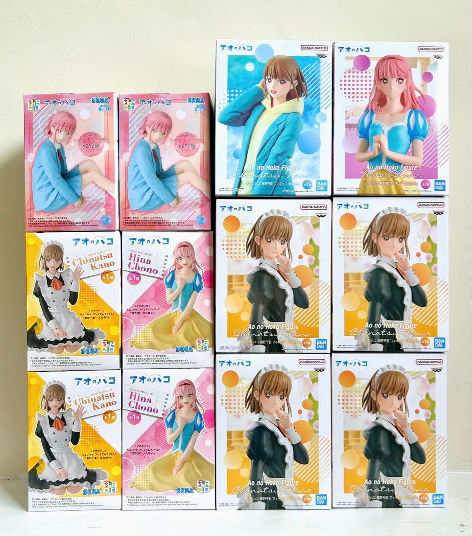 『アオのハコ』フィギュア12個まとめ売り鹿野千夏 蝶野雛文化祭 制服 ちょこのせ