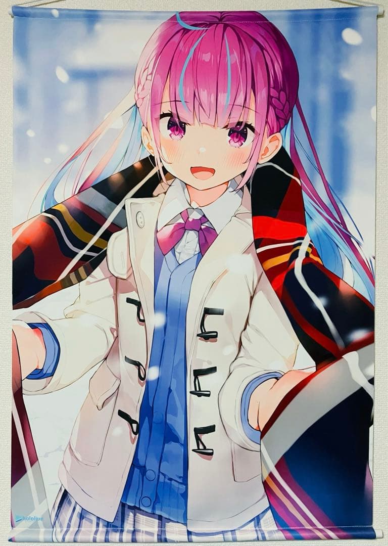 ホロライブ COMICUP25 2019 湊あくあ タペストリー 中国限定