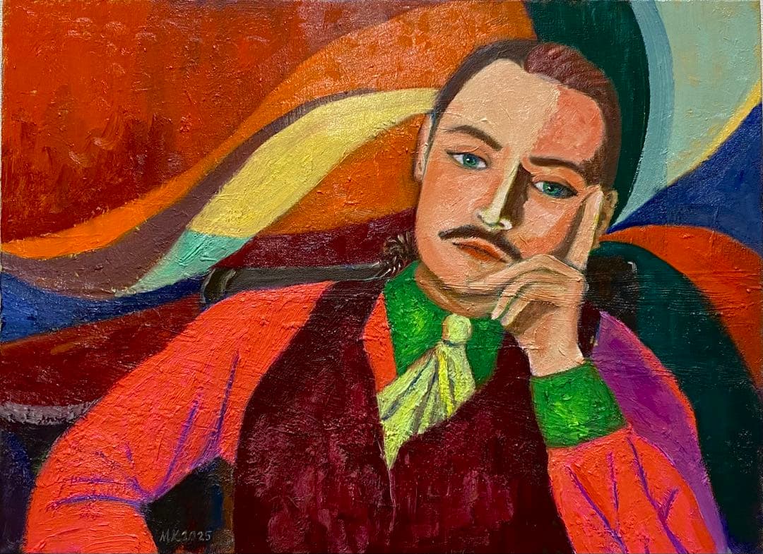 人物画 P8 油彩画 絵画 アート