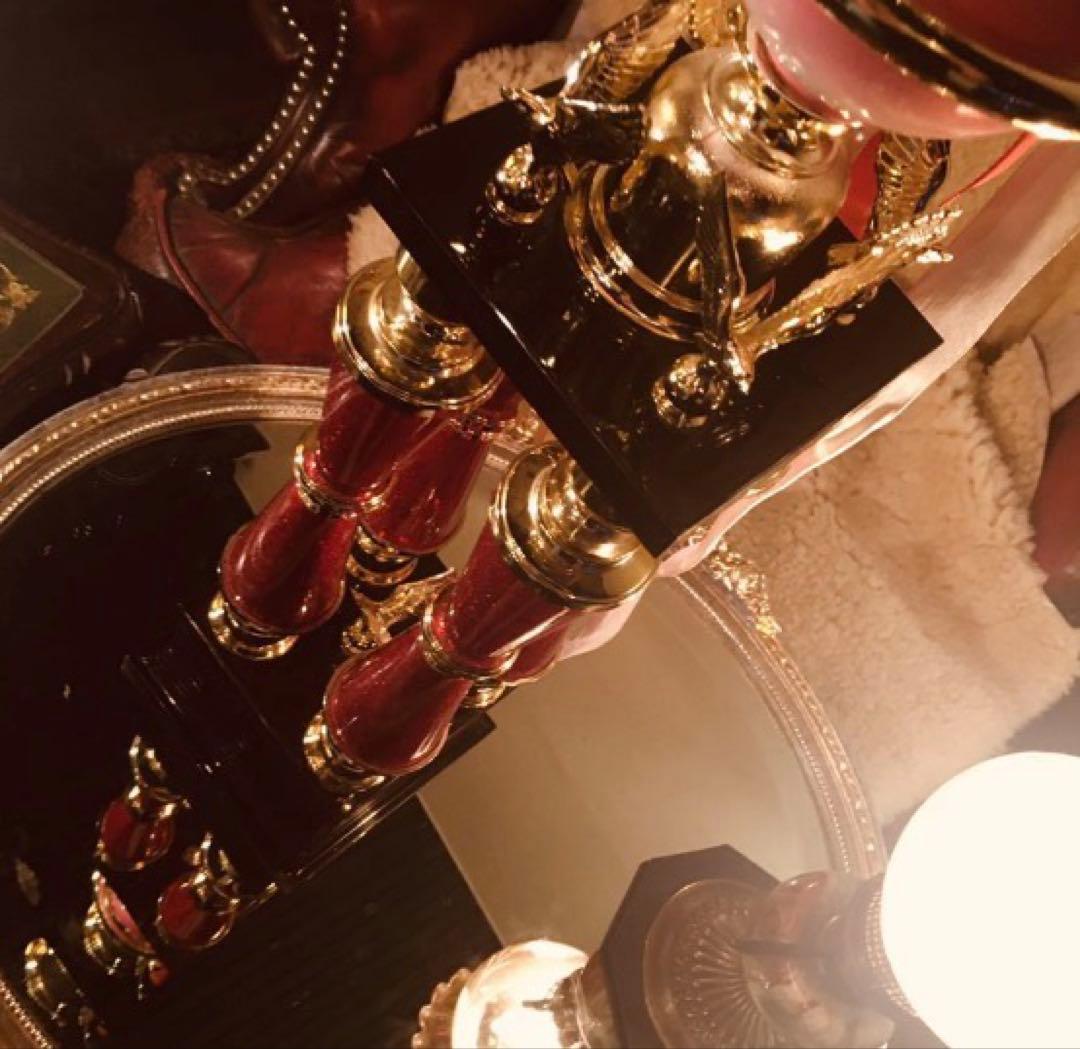 湯布院アンティーク 80'レトロビンテージ 高級トロフィー置物インテリア H83