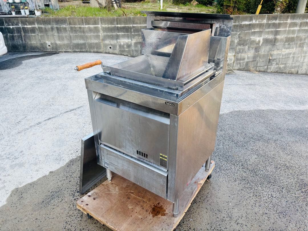 M14★タニコー★ガス式ゆで麺機 ガス式角型うどん釜 飲食店 厨房 店舗用