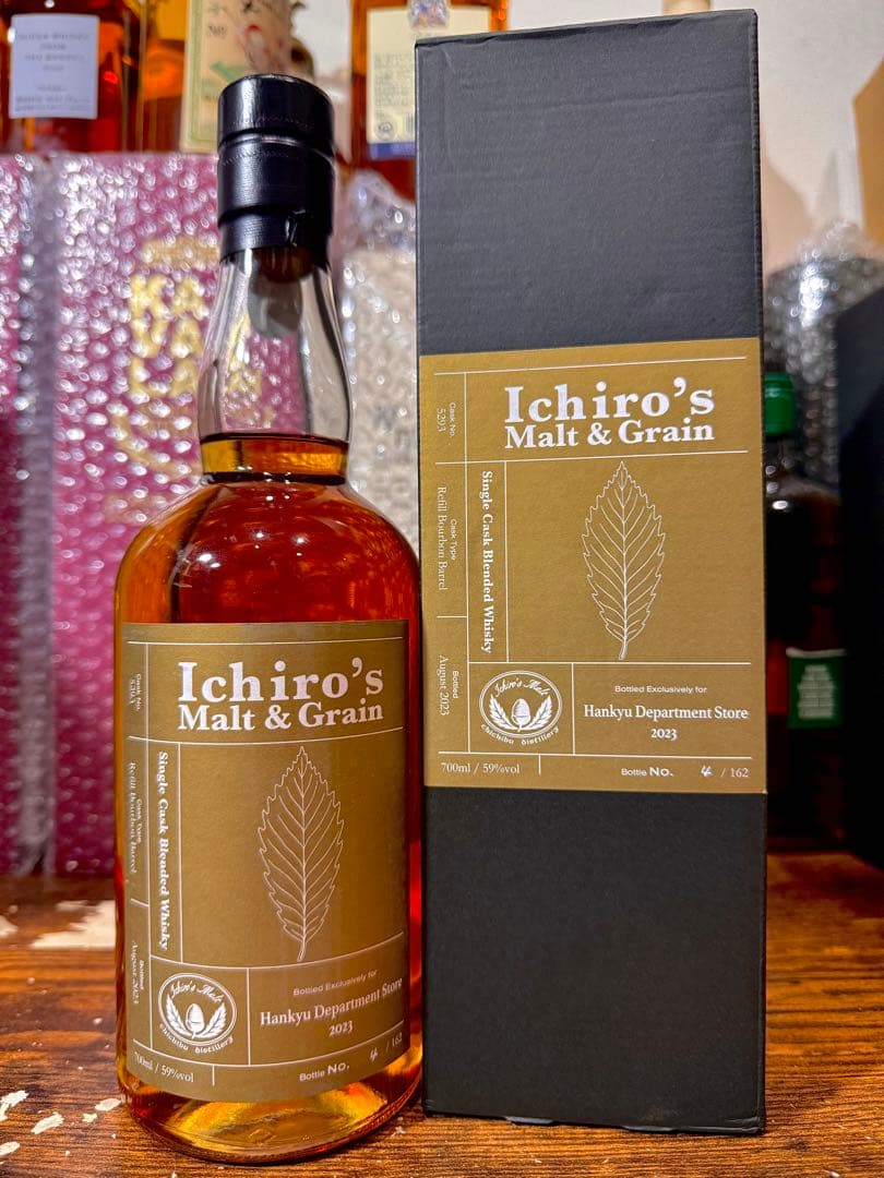 【希少】イチローズ モルト&グレーン シングルカスク ブレンデッド阪急百貨店限定
