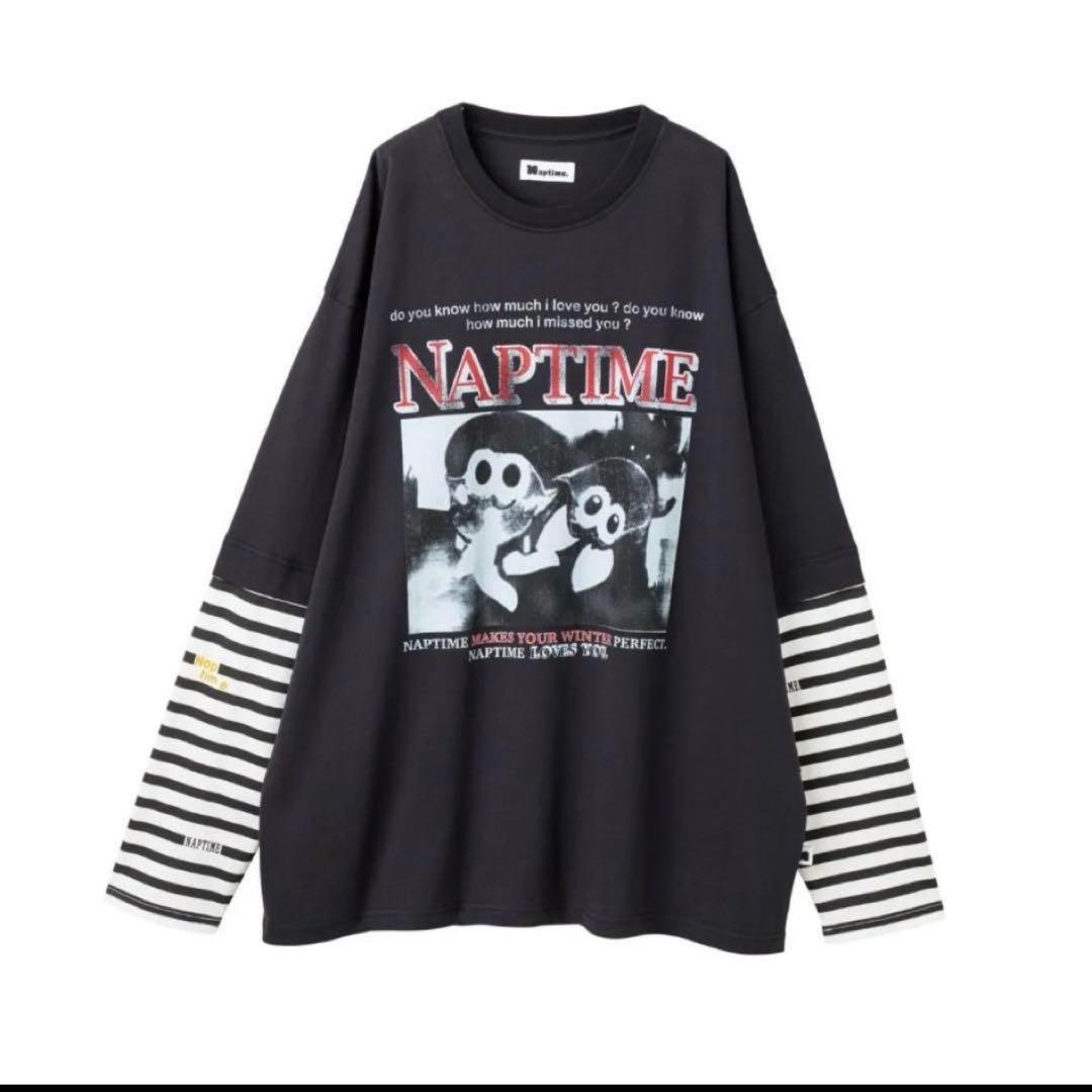NAPTIME Mサイズ 長袖 Tシャツ ロンＴ