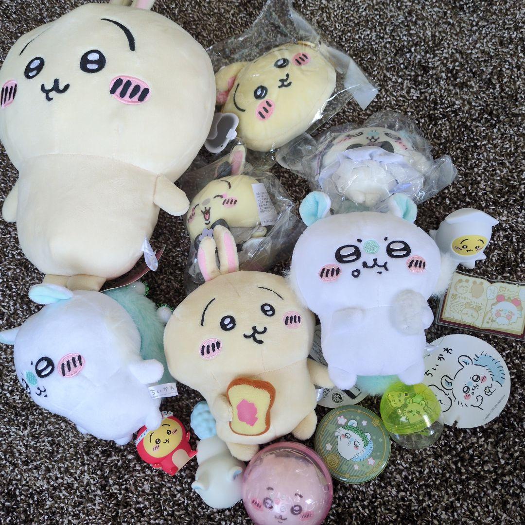 ちいかわぬいぐるみ、うさぎ、モモンガまとめ売り