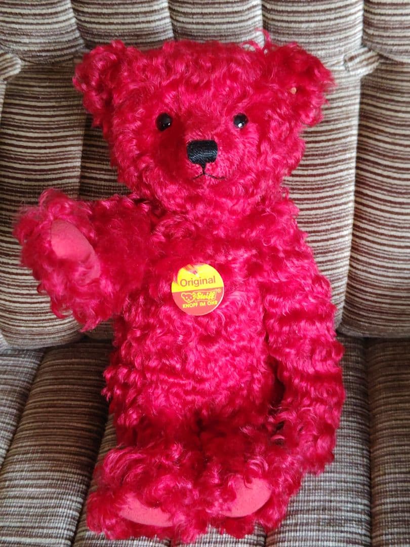 vintage シングルボタンインイヤー 手足稼働 お顔立ちのきれいなくまさん