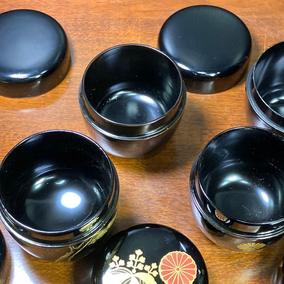 棗 各種 5点 茶道具 金彩 漆棗 中村秀甫 T1031-14