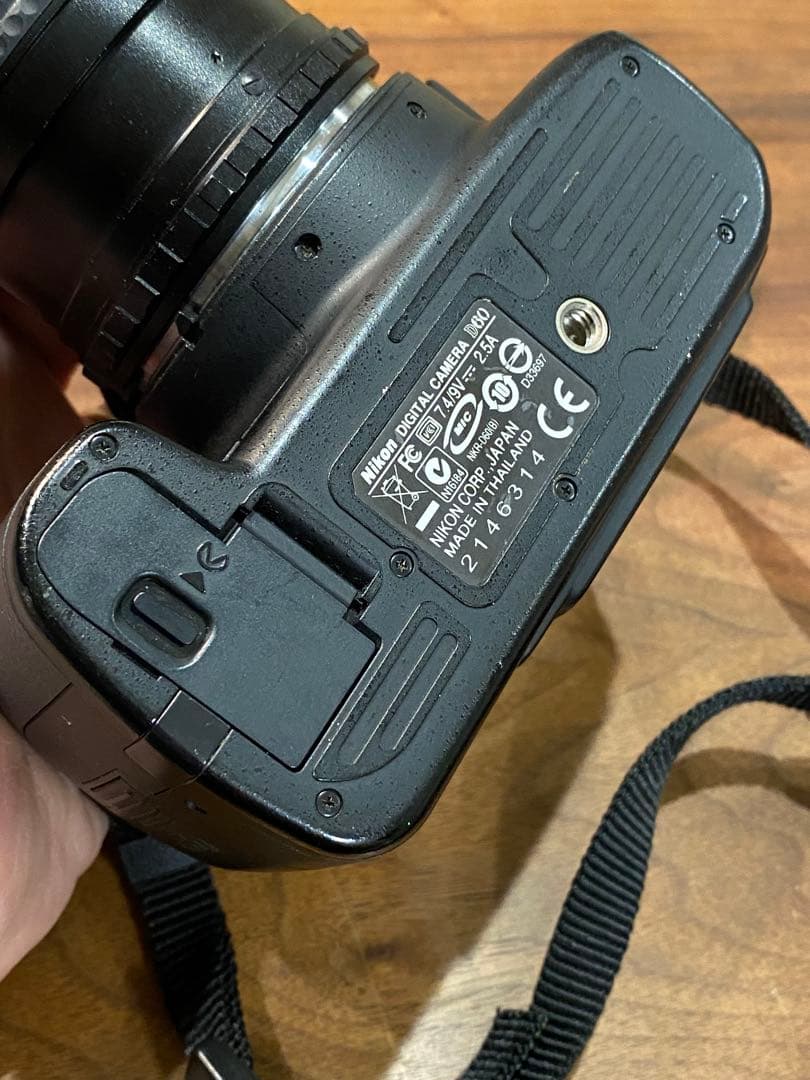 Nikon d60 CCDデジタル一眼 マニュアルレンズ付　動作品