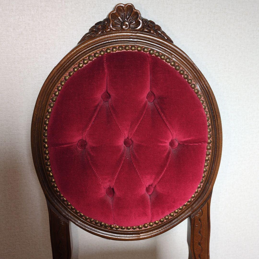 ★バリ本物 当時物★昭和レトロなアンティーク調 猫脚 ロココ調 チェア