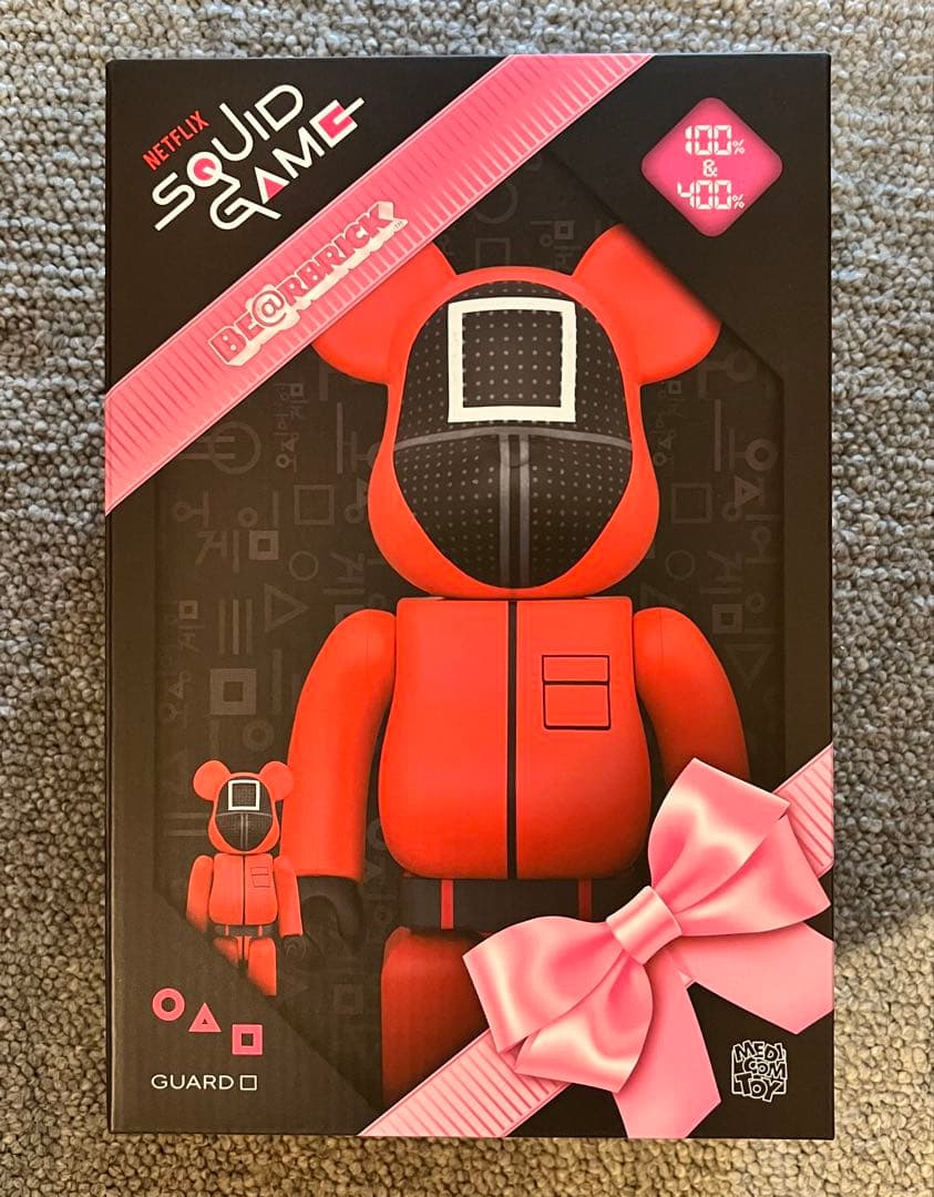 BE@RBRICK SQUID GAME イカゲーム　GUARD 「◻︎」