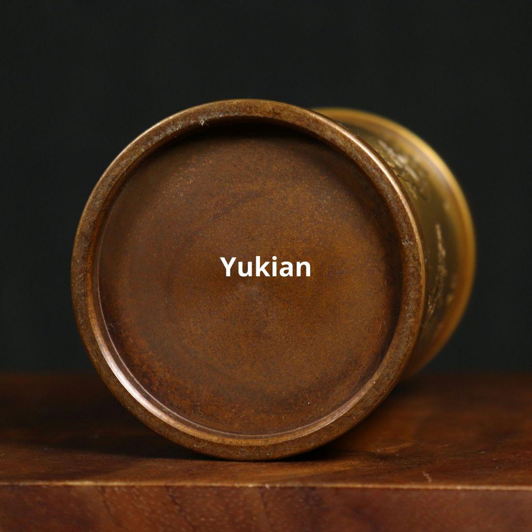 五牛筆筒 筆置 筆入 書道具 文房具 装飾品 工芸品 美術品 置物