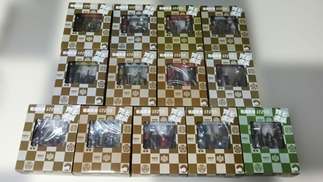 戦国武将　土産限定　ARMOR SERIES　フィギュア　Aタイプ　13体セット