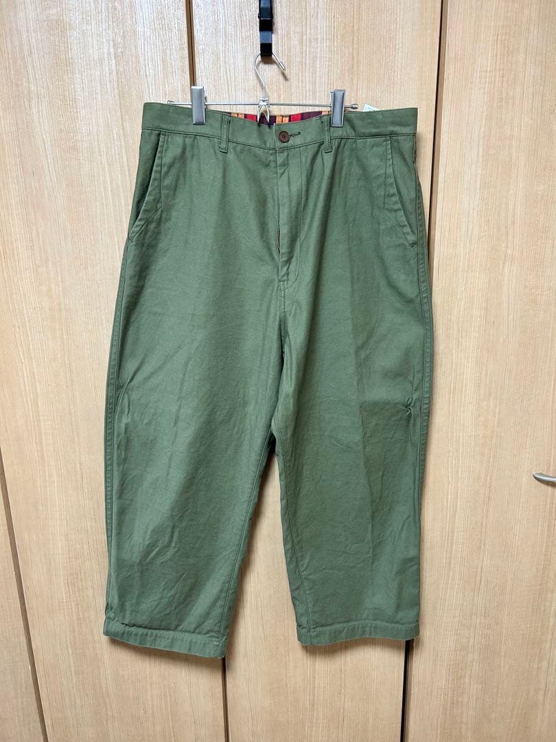 【JUNYAWATANABEMAN】AD2021 WH-P010 ワイドパンツ