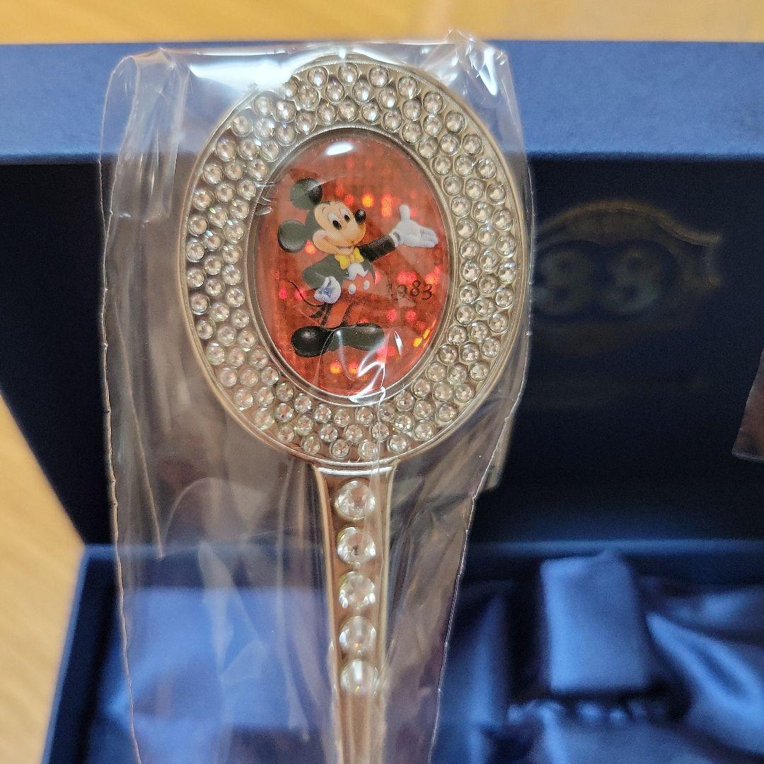 【新品未使用】ディズニーランドCLUB33 30周年限定ペアスプーン　シルバー
