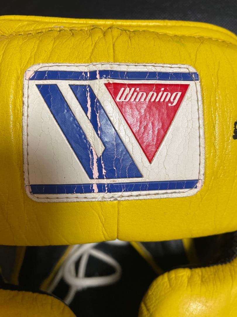 Winning製 ボクシングヘッドギア Mサイズ（イエロー）