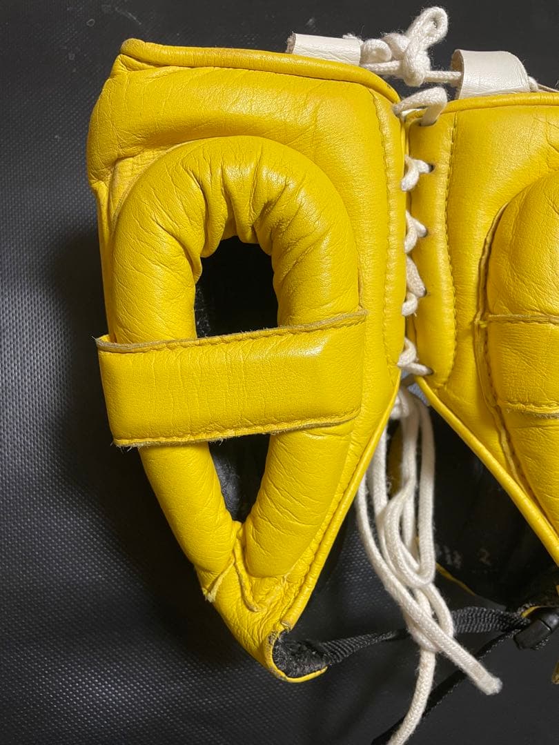 Winning製 ボクシングヘッドギア Mサイズ（イエロー）