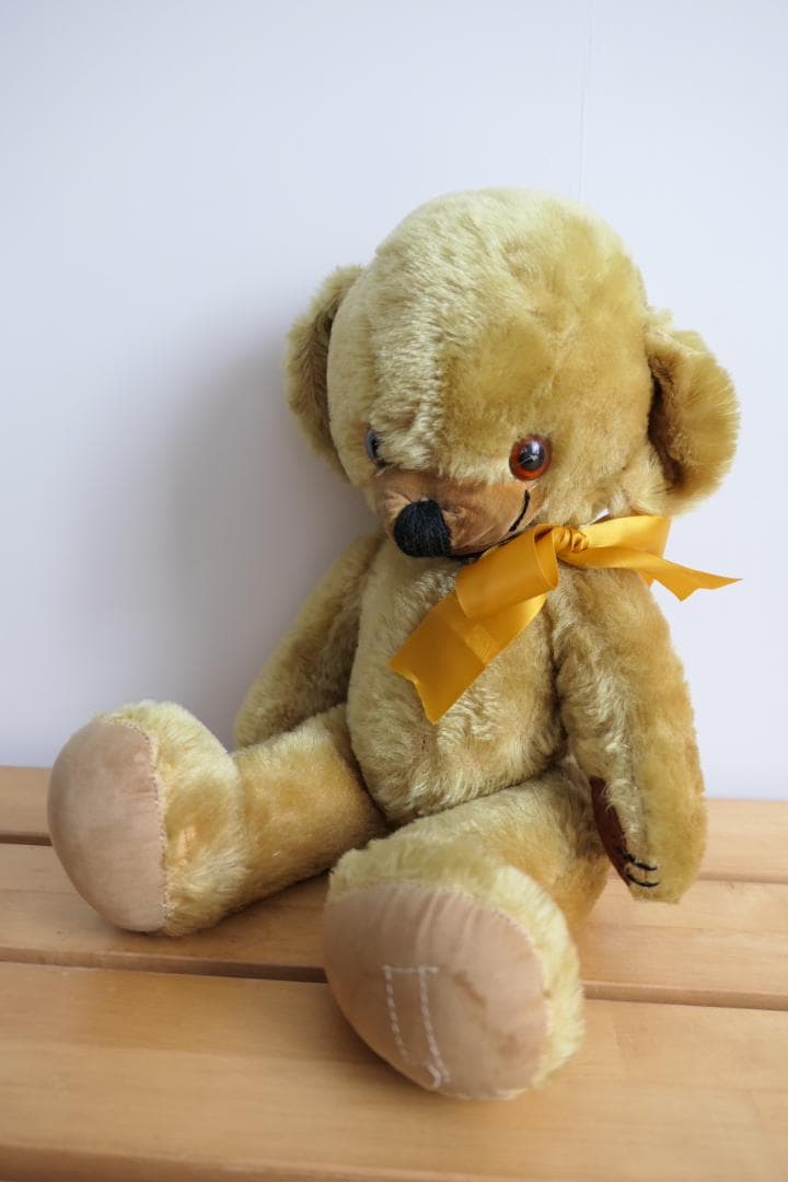 メリーソート　オルゴール付きチーキーベア　46cm　ビンテージベア