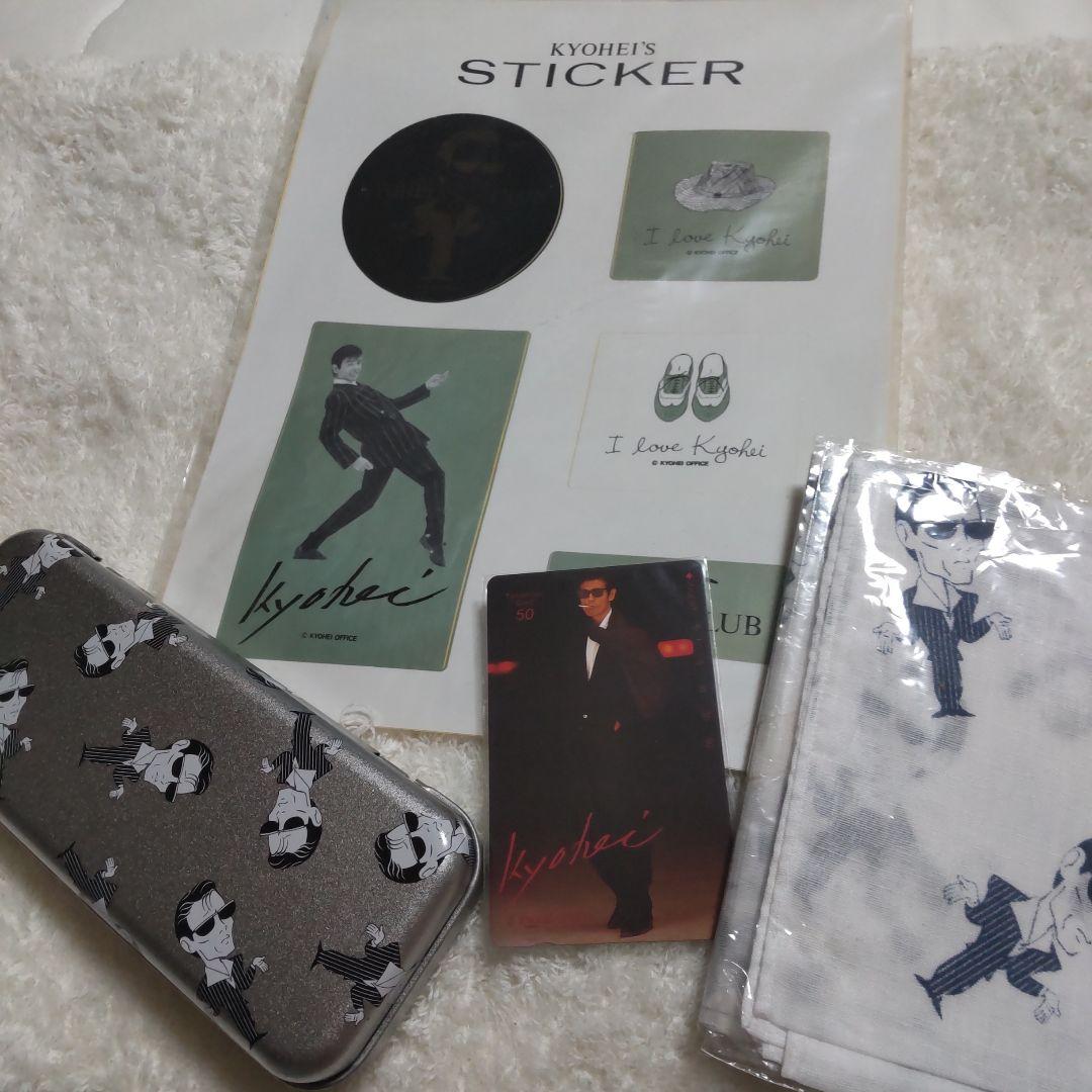 柴田恭兵カンペン、ステッカー、ハンカチ カードセット