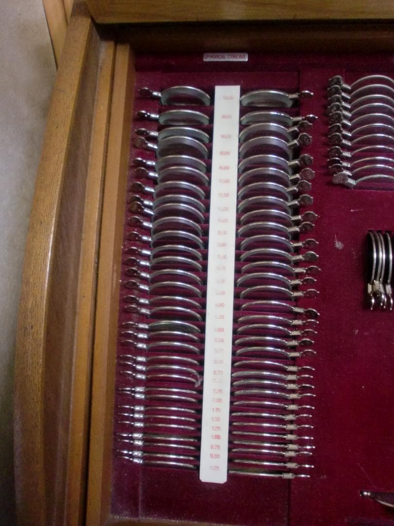 木製　検視レンズケース 　昭和レトロ　珍品