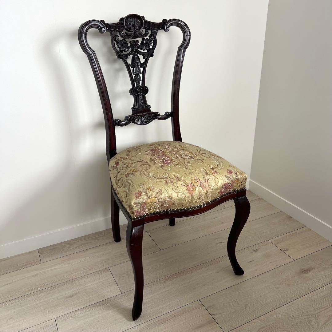 アンティーク　サロンチェア　ヨーロッパ家具